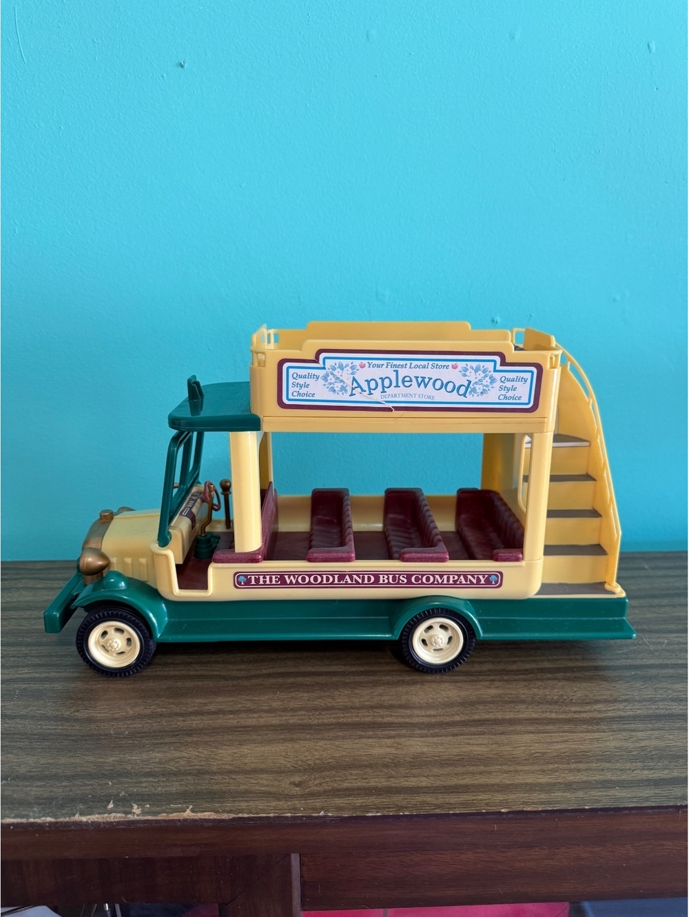 Calico Critters Woodland Applewood Bus Sylvanian Families Double Decker